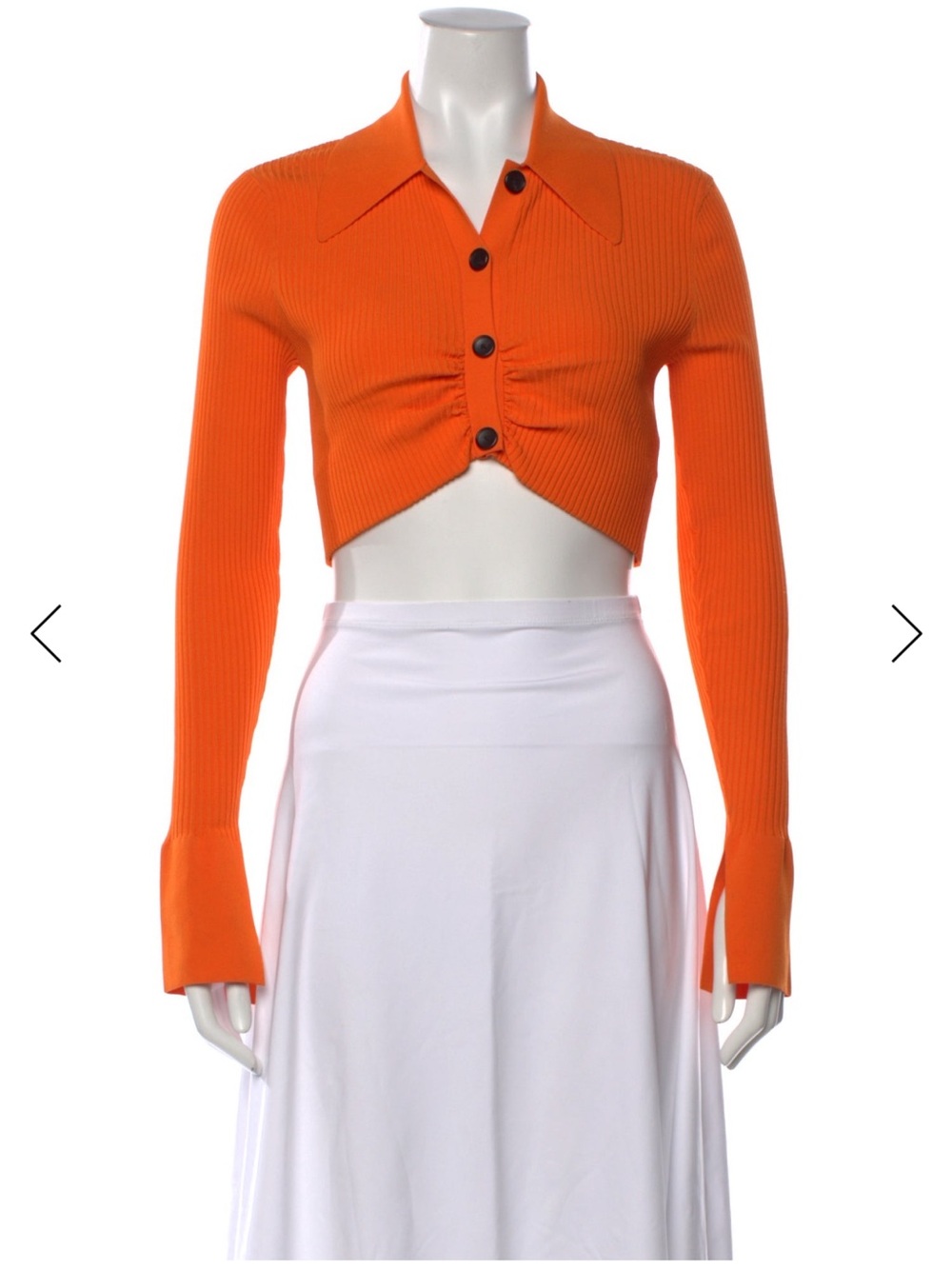 A.L.C. Long Sleeve Crop Top